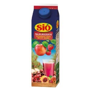 SIÓ GYÜMÜLCSITAL ROSTOS ŐSZI-ALMA-MEGGY-MÁLNA 12% 1L 111751263 - Gyümölcs- & Zöldséglé