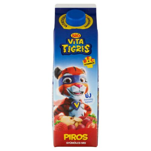 SIÓ VITATIGRIS GYÜMÜLCSITAL PIROS GYÜMÖLCS MIX 20% 1L 111751271