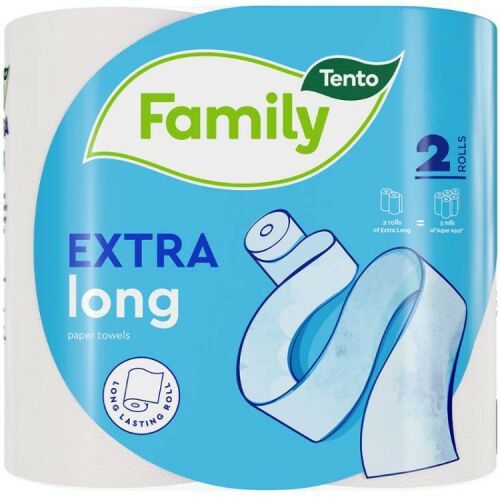 TENTO FAMILY PAPÍRTÖRLŐ EXTRA LONG 2RÉTEGŰ 2TEK 111751561
