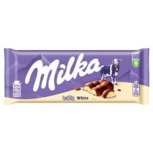 MILKA TÁBLÁS CSOKOLÁDÉ BUBBLY FEHÉRCSOKOLÁDÉ 95G 111751626 - Milka