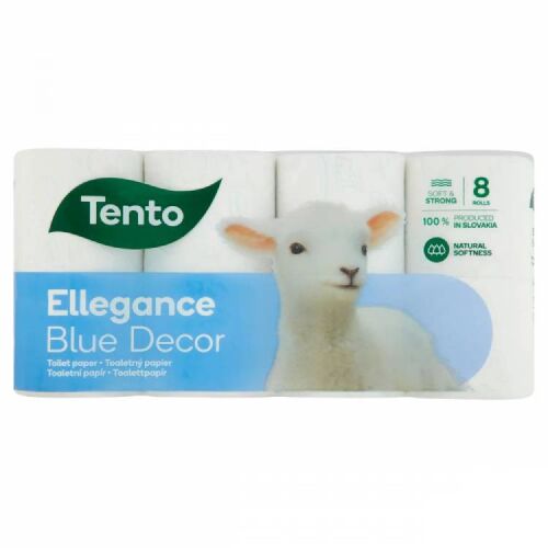 TENTO ELLEGANCE BLUE DECOR WC PAPÍR 3RÉTEGŰ 8TEK 111751737