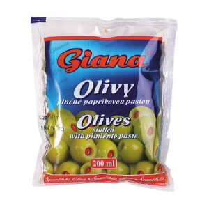 GIANA OLIVABOGYÓ ZÖLD/PAPRIKÁVAL 195G 111751770 - Befőtt & Konzerv