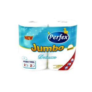 PERFEX DELUXE PAPÍR KÉZTÖRLŐ 2 RÉTEG BONI JUMBO 2TEK 111751799 - Papírtörlő