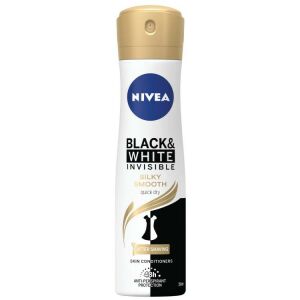 NIVEA INVISIBLE BLACK&amp;WHITE DEO SPRAY SILKY SMOOTH 150ML 111751942