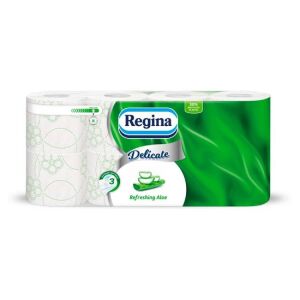 REGINA DELICATE WC PAPÍR REFRESHING ALOE 3RÉTEGŰ 8TEKERCSES 111752046 - Regina