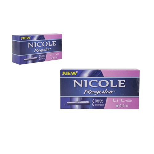 NICOLE REGULAR TAMPON APLIKÁTOROS LITE NORMÁL 8DB 111752592