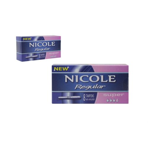 NICOLE REGULAR TAMPON APLIKÁTOROS SUPER 8DB 111752594