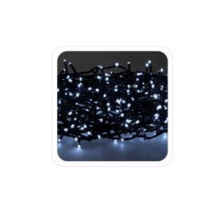 Prim-plan cu ghirlanda luminoasă LED alb rece Karácsony de 10 metri - Ghirlande luminoase