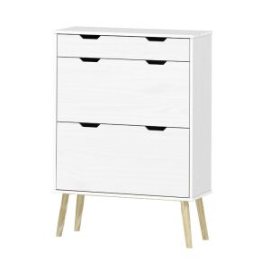 Cipősszekrény 115x20x80cm fehér BC-06