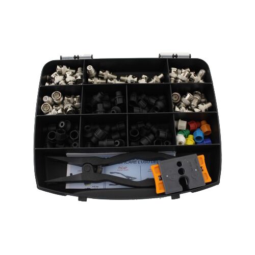 Kit 50 csatlakozók CAP SYSTEM, sztriptíz és krimpelő fogó - CAP SYSTEM 111772244