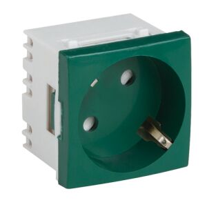 Moduláris schuko dugaszolóaljzat földeléssel - DLX 111772286 - Biztonságtechnikai kiegészítő