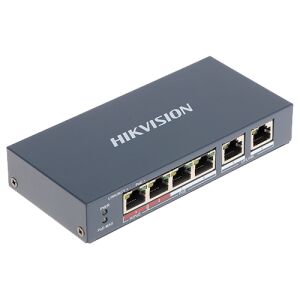 Switch 4 porturi PoE+, 2 porturi uplink - HIKVISION 111772331 - Accesoriu pentru securitate