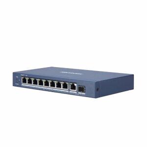 Hikvision DS-3E0510P-E 8 portos gigabites POE switch 111772334 - Biztonságtechnikai kiegészítő