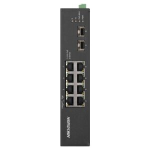 Switch 8 porturi Gigabit PoE'2 porturi uplink SFP - HIKVISION DS-3T0510HP-E-HS 111772343 - Accesoriu pentru securitate