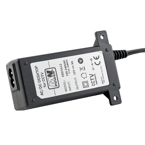 MW Power 12V 3A Asztali Tápegység CCTV-hez - Számítógép