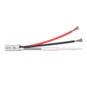 Cablu Microcoaxial + alimentare 2x0.5, Cupru 100%, 100m 111772356 - Accesoriu pentru securitate