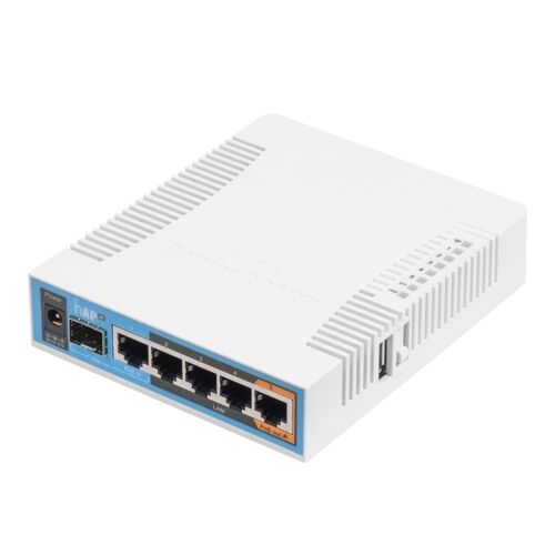 hAP ac, 5 x Gigabit, 802.11b/g/n 2.4Ghz, 802.11ac 5GHz, SFP, USB - MikroTik RB962UiGS-5HacT2HnT 111772416