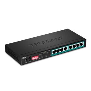 TRENDnet TPE-LG80 8 portos Gigabit Nagy Hatótávolságú PoE+ Switch - Trendnet