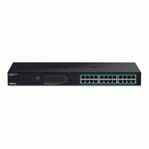 370 W-os, 24 portos gigabites PoE+ switch - TRENDnet TPE-TG240G 111772471 - Biztonságtechnikai kiegészítő
