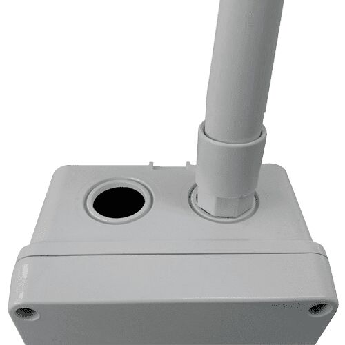 DLX Electric PVC 25 csődoboz csatlakozás, szürke RAL7035 - Otthon és kert