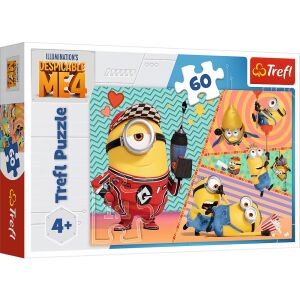 Puzzle Trefl Despicable Me 4 Minioni, 60 de piese, cutie - OEM Puzzle