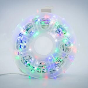 50 méteres, többszínű LED fényfüzér 300 LED-del, tökéletes karácsonyi dekorációhoz, bulikhoz és eseményekhez. - Fényfüzér
