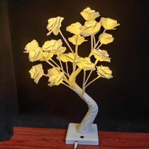 Dekoratív LED rózsafa 24 meleg fehér LED-del, 50 cm magas - Fényfüzér