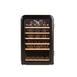 CREATE Retro borhűtő 45 palackhoz, fekete - Borhűtő