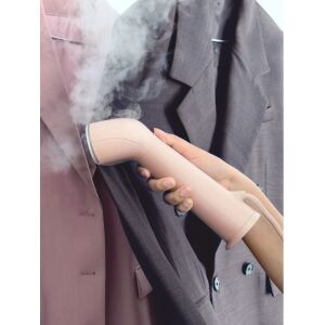 Függőleges gőzölős vasaló Steamery Stockholm, Cirrus No.3, űrtartalom 90 ml, prémium minőség, puffadásgátló funkció, utazáshoz ideális, automata stop, könnyen használható, pasztell rózsaszín