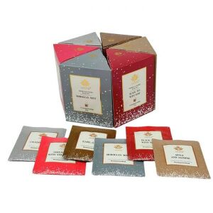 AROME karácsonyi teaválogatás marokkói menta, rózsa, alma-jázmin ízekkel és teafilterekkel - Teaválogatás