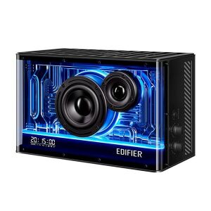 Edifier QD35 Schwarzer Bluetooth-Lautsprecher mit Hi-Res Audio und RGB-Beleuchtung - Edifier Lautsprecher