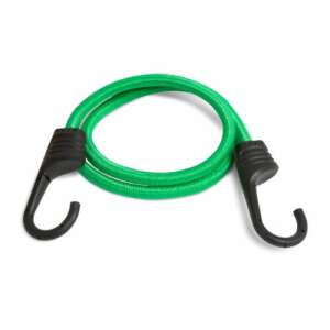 Green bungee cord with hooks, 90cm long - Transportation and Lifting Equipment