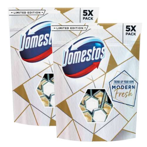 Domestos Power5 WC-frissítő Blokk Modern Fresh (10x55g)