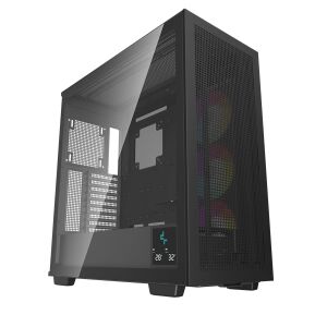 DeepCool Számítógépház - MORPHEUS (fekete, moduláris, 1x420mm ventilátor,Mini-ITX /M-ATX /ATX /E-ATX, 4xUSB3.0, 1xUSB-C) 111792502 - Számítógépház