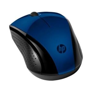 HP 220 синя и черна безжична мишка, ъглов изглед - HP