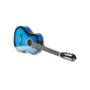 max SoloArt kék akusztikus gitár, ferde nézet - Hangszer