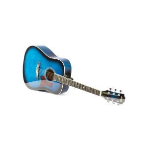 max SoloJam kék akusztikus gitár, ferde nézet - Hangszer