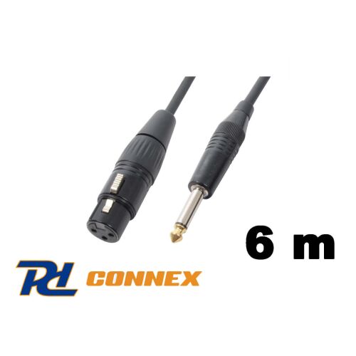 PD Connex CX40-6m kábel 6,3 mm-es Jack - XLR mama csatlakozóval, 6 méter - PD Connex