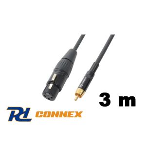 PD Connex CX54-3m jelkábel (RCA &#8211; XLR mama) 111796862 - PD Connex