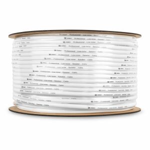 PD Connex RX12W Gumírozott hangfalkábel (2&#215;1,5 mm2) &#8211; fehér 111797381 - Hangszóró kábel