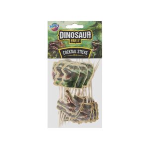 Dinozaurowe patyczki do przekąsek, 9 cm, 24 szt. 111811005 - Zastawa stołowa na przyjęcia