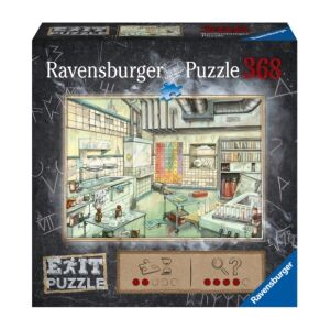 Ravensburger Exit Puzzle 368 darabos - Laboratórium téma. Szabadulószobás puzzle játék felnőtteknek és gyerekeknek. - Ravensburger