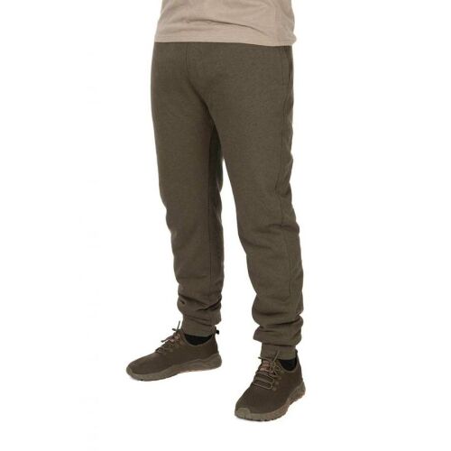 Fox Collection Sherpa bélésű jogging nadrág - Olívazöld - Téli horgász ruházat