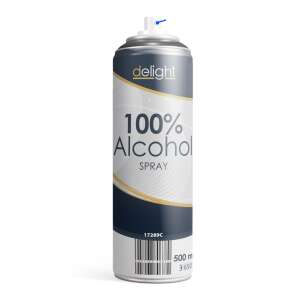 Delight 100% Alcohol Spray, 500ml, for cleaning and disinfecting surfaces - Cleaning