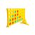 Clown Games Connect 4 tábla közelről