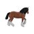 Mojo: konj Clydesdale - 14,4 cm, smeđi 111830394