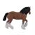 Mojo: konj Clydesdale - 14,4 cm, smeđi 111830394