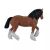 Mojo: konj Clydesdale - 14,4 cm, smeđi 111830394
