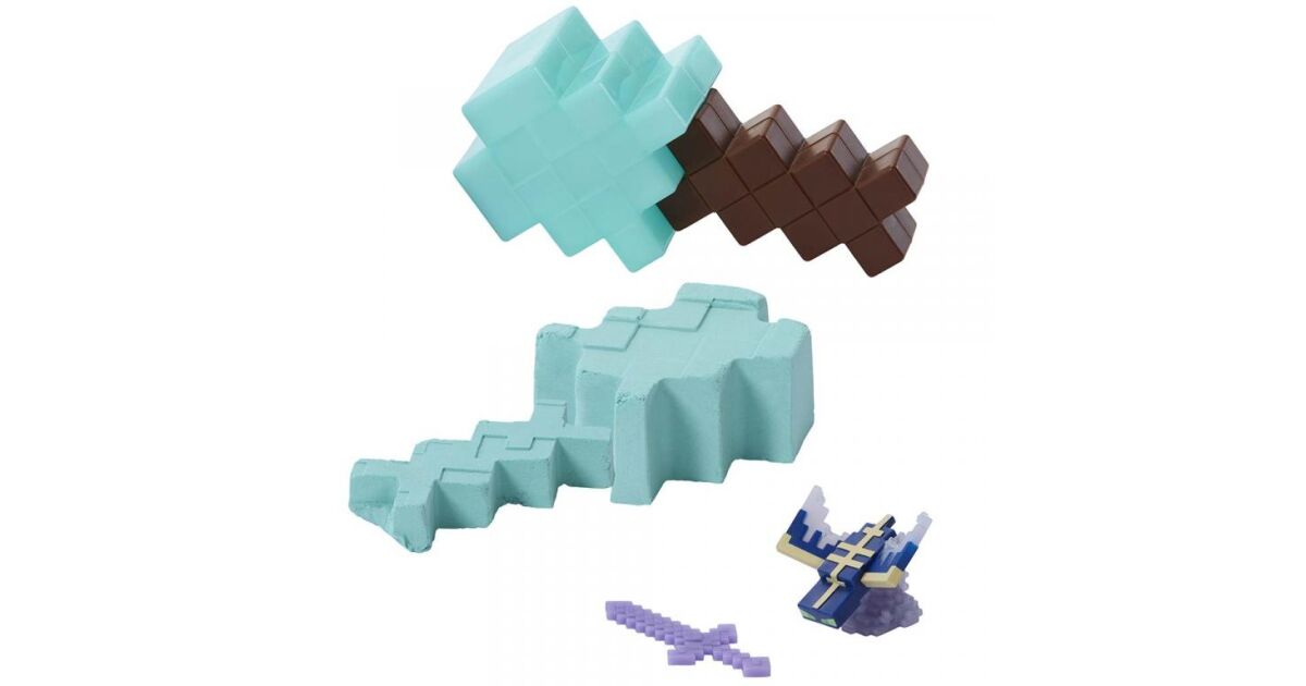 Minecraft: Reveal Fantom minifigura türkiz kard alakú tárolóban ...