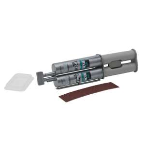Bison Epoxy Metal 2-component epoxy adhesive, 24 ml, with mixing stick and sanding pad - Bison